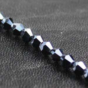 Chinese 4mm Bicone Crystals - Midnight Blue